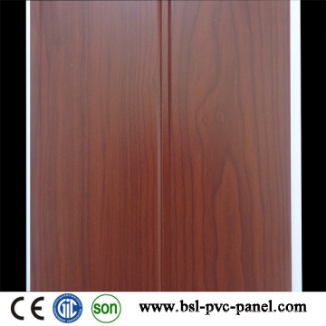 Groove Laminated PVC Wall Panel 20cm 7.5mm Wood Color in Rwanda